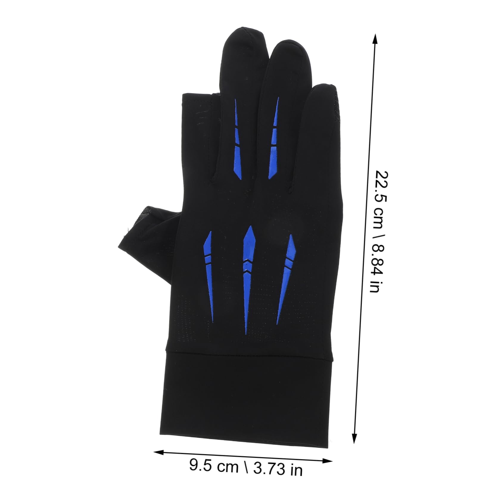 VANZACK 4 Paia guanti di protezione solare guanti da pesca resistenti all'usura fitness elastici comodi da equitazione da bici adulto Accessori articoli sportivi uomo