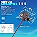 DaFuRui 10Pack Active Piezo Electric Buzzer Alarm DC 3-24V Electronic Buzzer Alarm Continuous Sound Beep