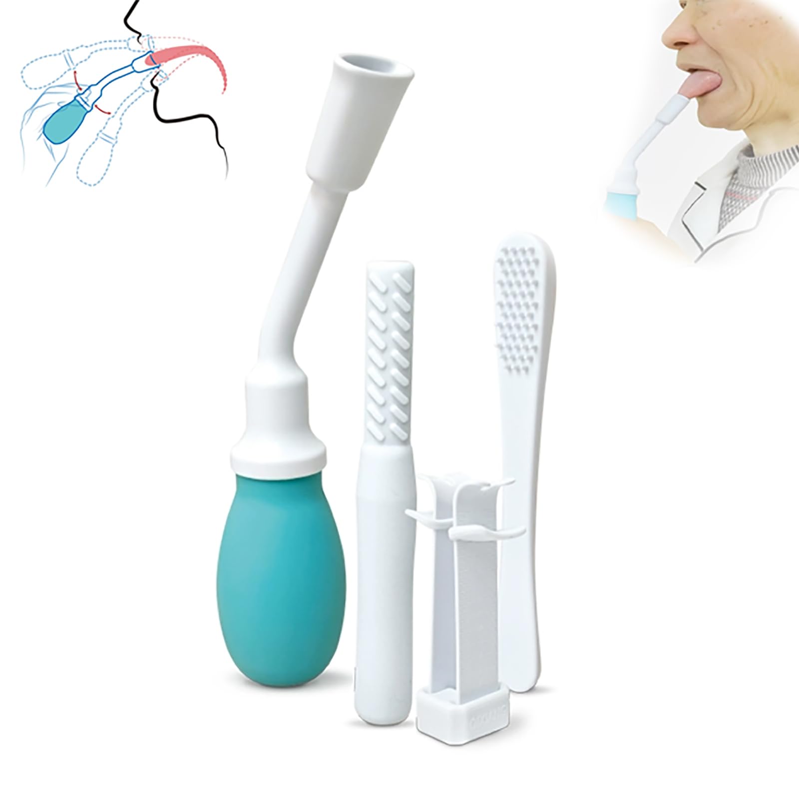 Stdzqcwy Tongue Suction Device And Puller, For Speech Rehabilitation Oral Muscle Trainer, Swallowing Exercises Tongue Tip Training Tool, Tongue Pressing Plate, Chewing Rod, Lip Muscle Training Device