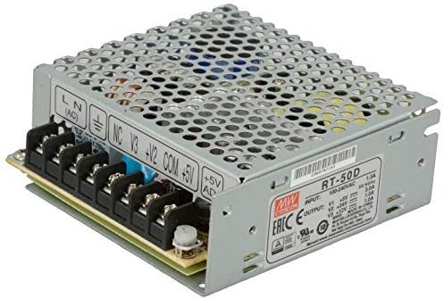 Pack of 4 MEAN WELL RT-50D AC-DC Power Supply Triple Output 5V 24V 12V 5 Amp