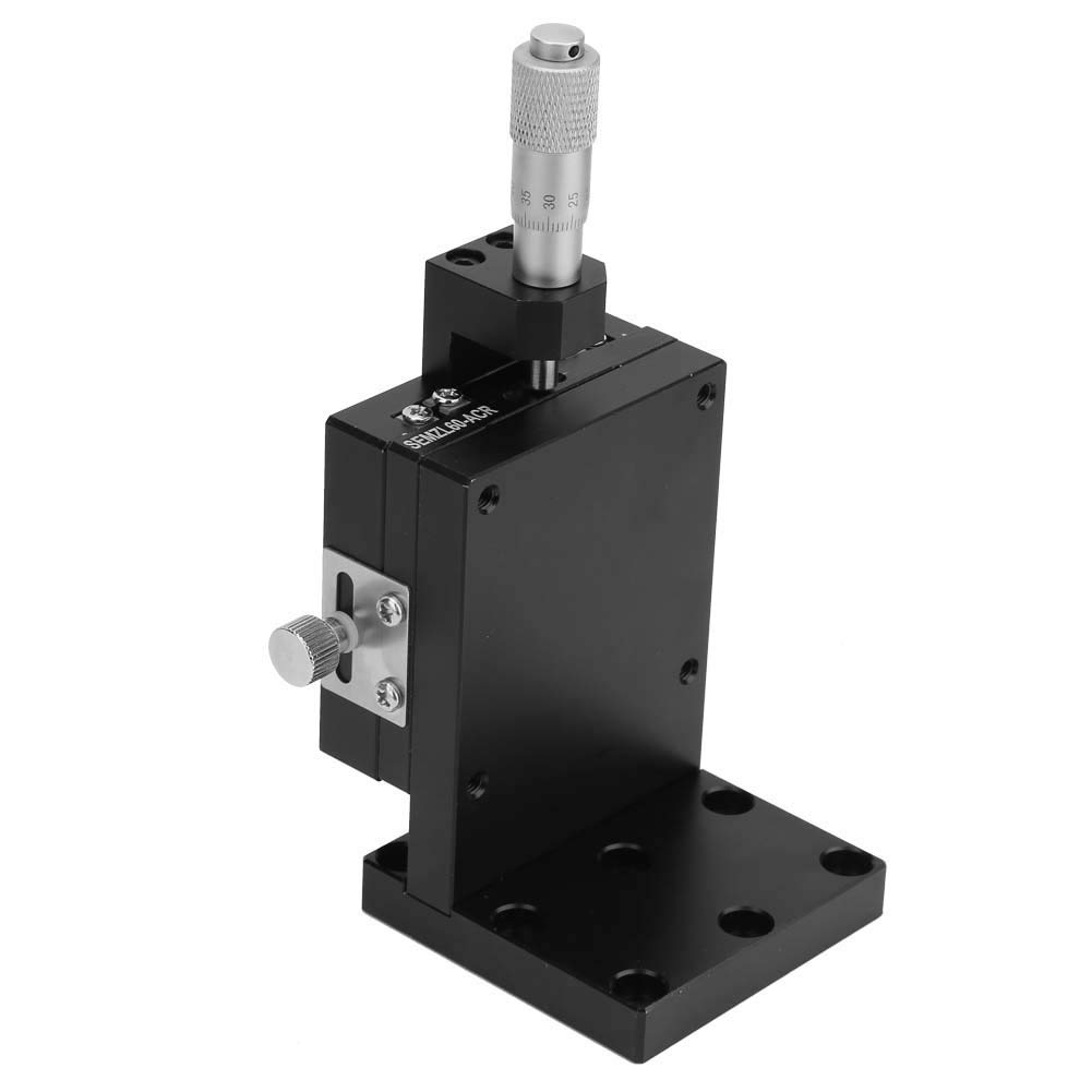SEMZL60-ACR Plataforma de Recorte de Mesa Deslizante Manual Guía de Rodillos Cruzados de Etapa Lineal 60 * 60 Mm para Equipos de Producción de Pantalla Táctil Capacitiva