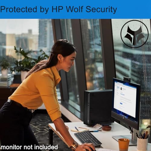 Image of HP Elite SFF 800 G9 Business Desktop PC (Intel 20-Core i7-14700 VPro (> i9-12900), 64GB DDR5 RAM, 2TB SSD, UHD Graphics 770), Small Form Factor for IT, Enterprise, 2x DisplayPort, Ethernet, Win 11 Pro