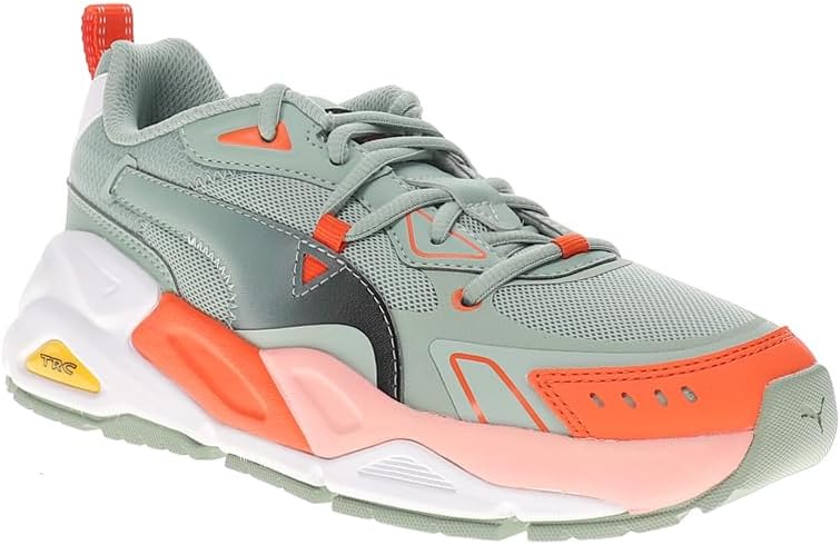 PUMA Womens Trc Mira Tech Brand Love Lace Up Sneakers Shoes Casual - Green