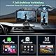 ESSGOO A-pple CarPlay & Android Auto,7 Zoll IPS Carplay Display,Unterstützt Siri & G-oogle Assistant, Online-Karten, einfache Installation, geeignet für Verschiedene Fahrzeugmodelle