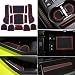 MyGone Custom Fit Cup Holder and Door Liner Accessories Fits for Subaru crosstrek XV 2012 2013 2014 (17pcs).