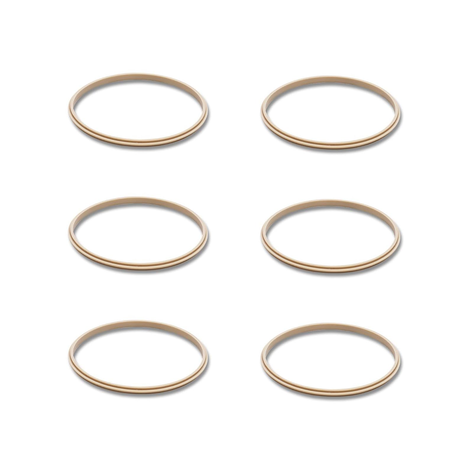 MICFENY 6pcs Functional Silicone Seal Gaskets Replacement for 40oz Tumblers Lid Suitable for 40oz Water Bottles