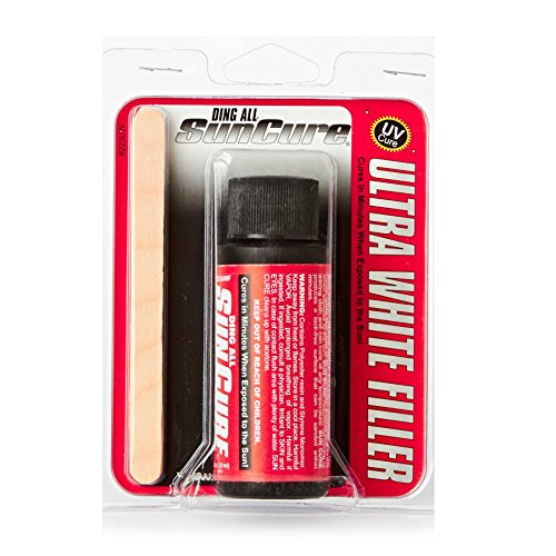 Ding ALL Repair Kit Sun Cure Ultra White Fiberfill 2oz