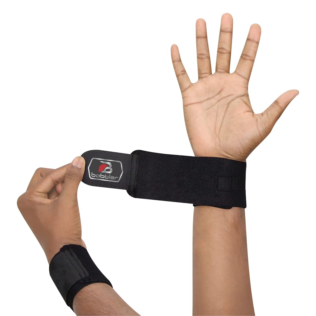 Babbler BWS-1106 Wrist Support, Basic Neoprene Fitness Supports with Velcro, 1 Pair-picture-24