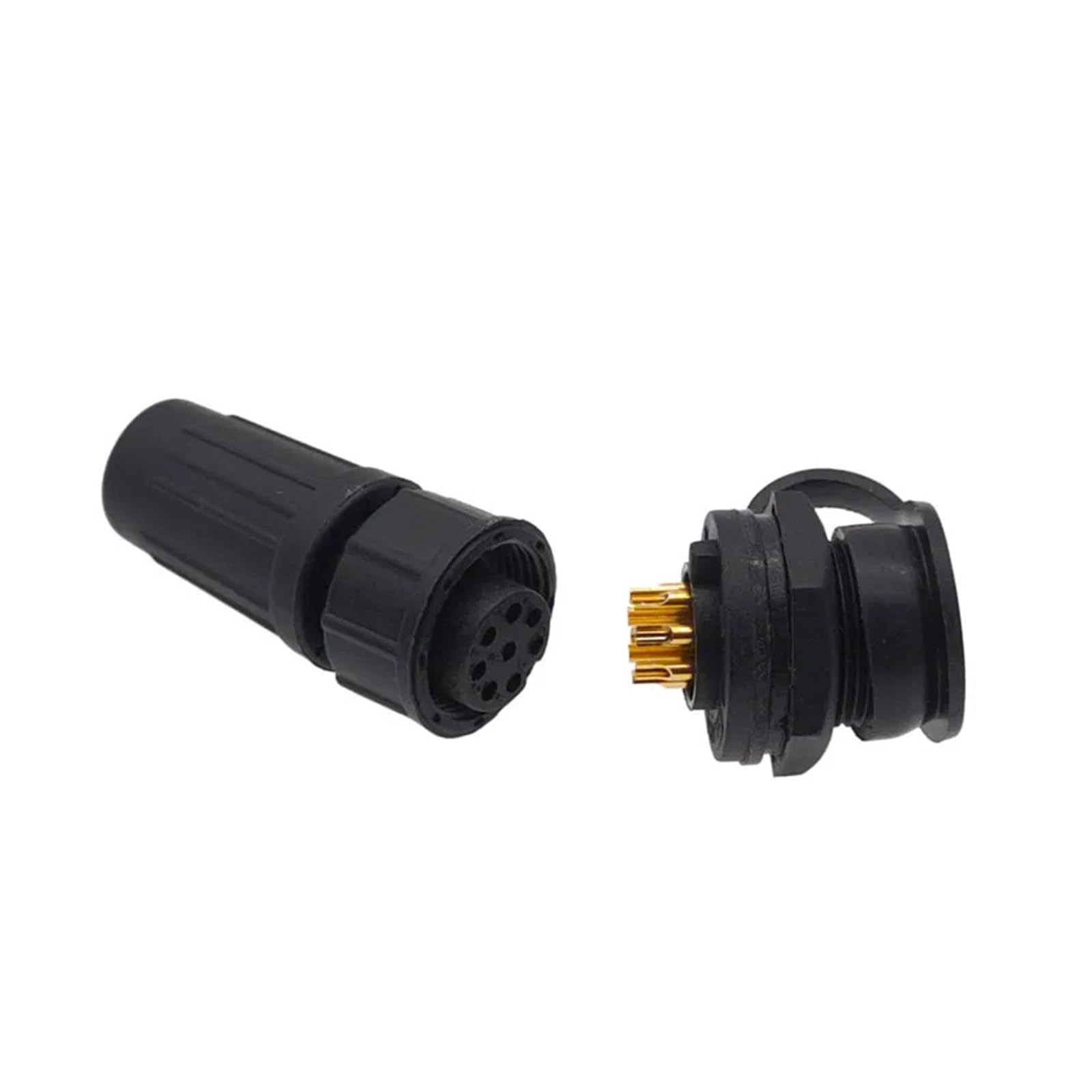 Connecteur en plastique étanche PY07 IP67, jeu de fiches et de prises, 24 broches, connexion rapide Z108 A + B for des connexions électriques durables, 10 pièces
