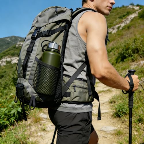 Bouteille d'eau réutilisable en acier inoxydable Verus 1.5L durable vert - 3