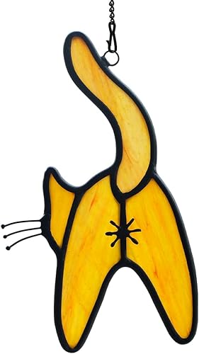 Miniatura 8 de Atrapasoles de cristal blanco para ventana, bonita decoración de gato, regalos para amantes de los gatos, atrapasoles de gato para ventana, regalos