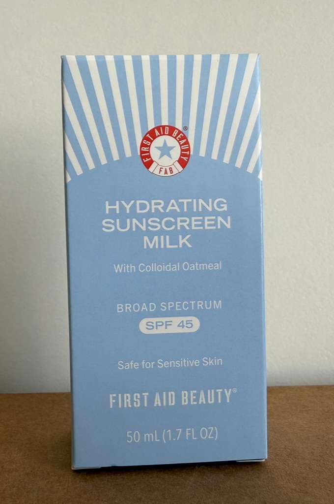 First Aid Beauty - Hydrating Sunscreen Milk with Colloidal Oatmeal, Broad Spectrum SPF 45, Non-comedogenic SPF Formula Helps Nourish Skin with Organic UV Filters & Glycerin, 24-hour Hydration, 1.7 oz | Non-comedogenic, SPF Formula, Helps Nourish Skin - Image 10