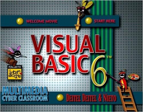 Visual BASIC 6 (Visual Studio Series): Deitel: 9780130651662: Amazon ...