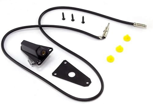 Omix-Ada 17213.02 Base de antena, Negro Referencia OE 82200683 Compatible con Jeep CJ5 CJ7 CJ8 Scrambler Wrangler YJ 1976-1995