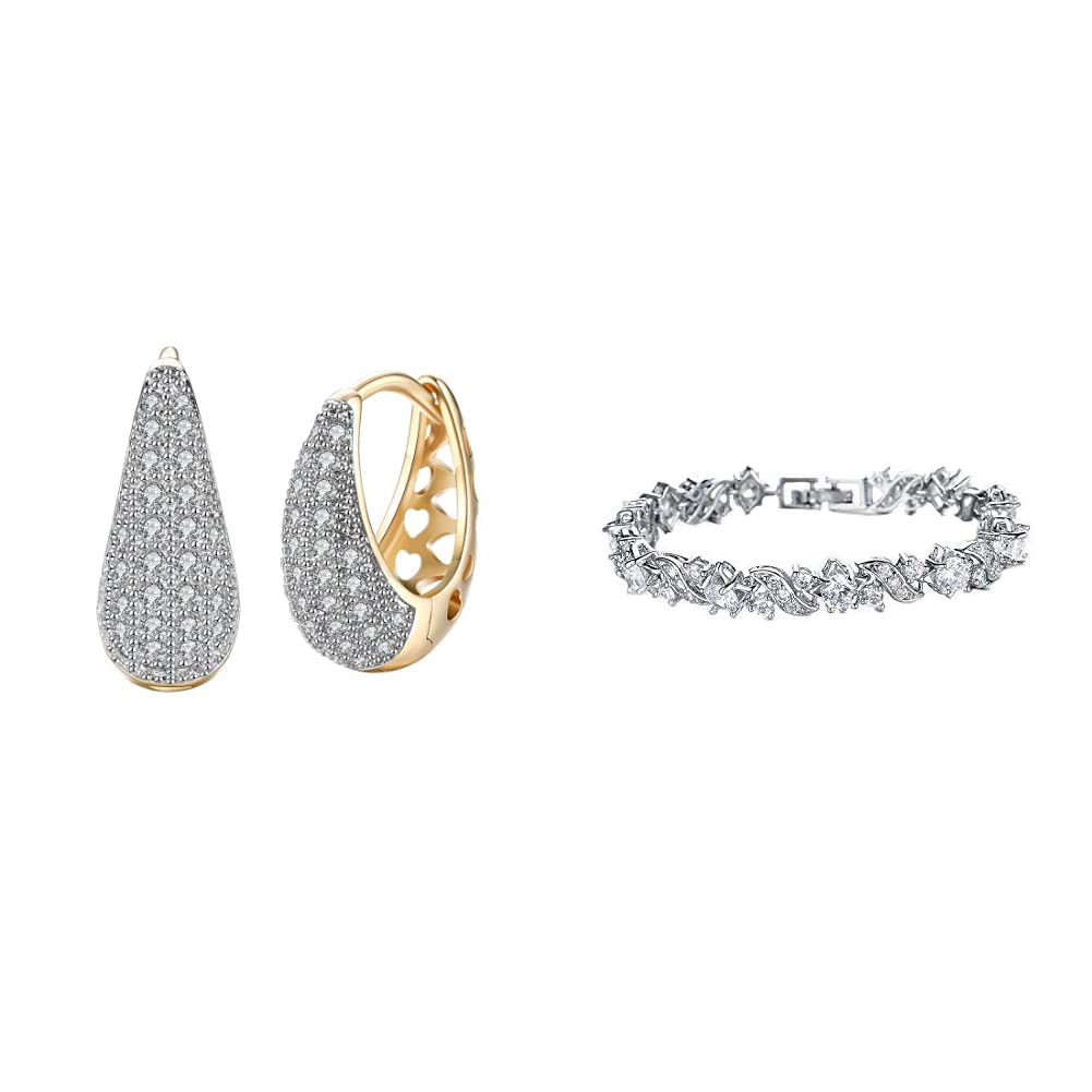 See full amazon price history chart for Yellow Chimes Crystals from Swarovski Classic Designer Gold Plated Stylish Hoop Earrings for Women and Girls and Yellow Chimes Crystals from Swarovski Glimmering Diamonds Silver Bracelet for Women Yellow Chimes Crystals from Swarovski Classic Designer Gold Plated Stylish Hoop Earrings for Women and Girls and Yellow Chimes Crystals from Swarovski Glimmering Diamonds Silver Bracelet for Women (B08WD559YR) Amazon Price History, Amazon Price Tracker