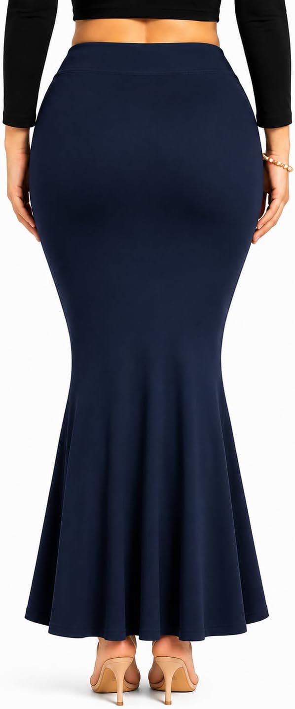 Lycra Saree Shapewear, Long Skirt for Women for Beach, Night Out, Regular, Office, Party image 2