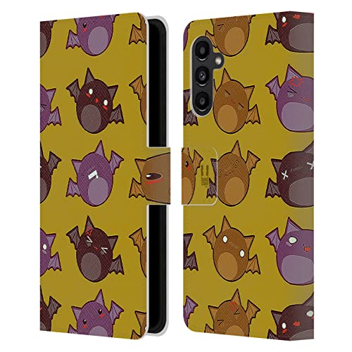 Chauve-Souris Halloween Housse Samsung A13 5G avec Support Vidéo et Rangement Cartes
