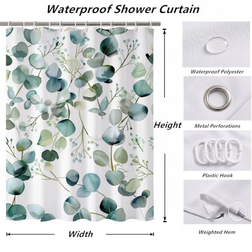 Rideau de douche 130x170 polyester imperméable rideau baignoire ZO-859