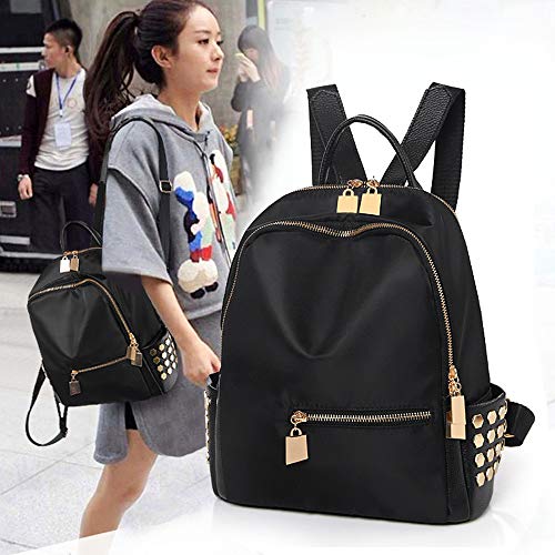 Bainuojia Mochila Escolar niña, de Lona, para Mujer, para IR de Compras, Viajes, Senderismo, Exteriores