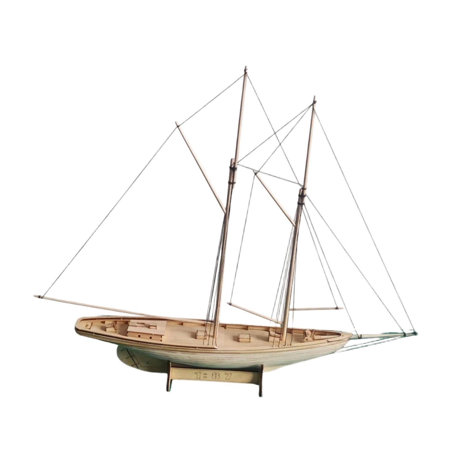 Gralara Modellino di Nave Fai da Te, Hobby, Artigianato, 1:87, Decorazione, Collezione, didattica, Mostra, Artigianato, Barca a Vela, assemblaggio,