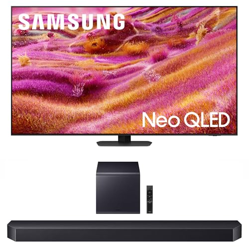 Image of Samsung QN75QN90FAFXZA 75 Inch Neo QLED 4K QN90F Vision AI Smart TV with a HW-Q900F Q Series Soundbar 7.1.2 Ch Subwoofer (2025)