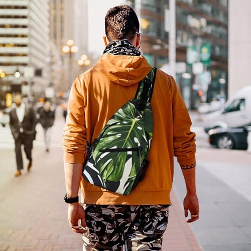 Mochila de hombro de senderismo que evita el dolor de espalda con diseño de hojas 7