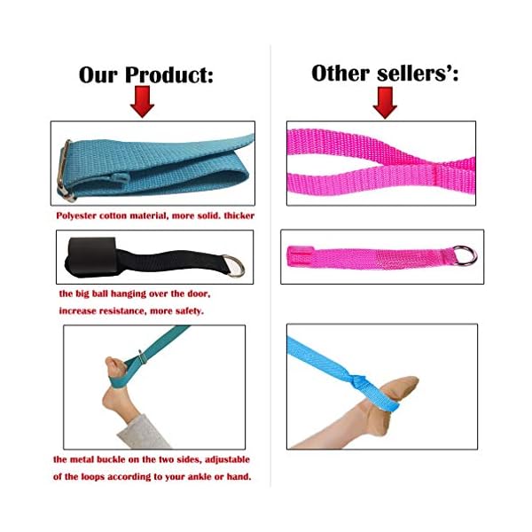 Price-Xes-Leg-Stretcher-Door-Flexibility-Stretching-Leg-Strap-Great-for-Ballet-Cheer-Dance-Gymnastics-or-Any-Sport-Leg-Stretcher-Door-Flexibility-Trainer-Premium-Stretching-Equipment Price Xes Door Flexibility & Stretching Leg Strap - Great for Ballet Cheer Dance Gymnastics or Any Sport Leg Stretcher Door Flexibility Trainer Premium Stretching Equipment (Khaki)