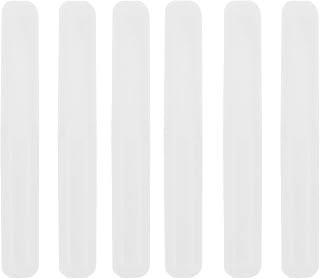 6 Pack Travel Toothbrush Containers Case Portable Plastic Breathable Toothbrush Holder Storage Dust-Proof and Sanitary for Travel Camping School Business (Clear A)