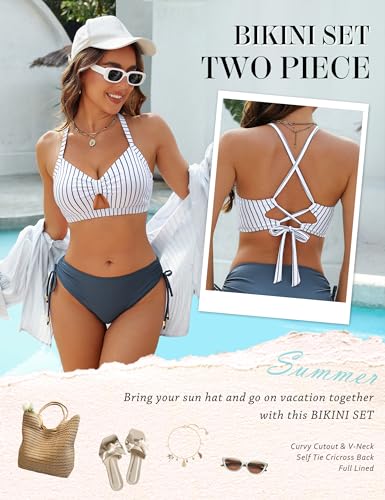 Blooming Jelly Womens Bikini Sets Cheeky Two Piece Swimsuit 2025 String Curvy Cutout Bathing Suit3