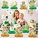 9 Pcs Lion Theme Honeycomb Centerpieces, Jungle Safari Party Decorations A Little King Is On The Way Table Decoration for Pregnancy Announcement Gender Reveal Party Supplies