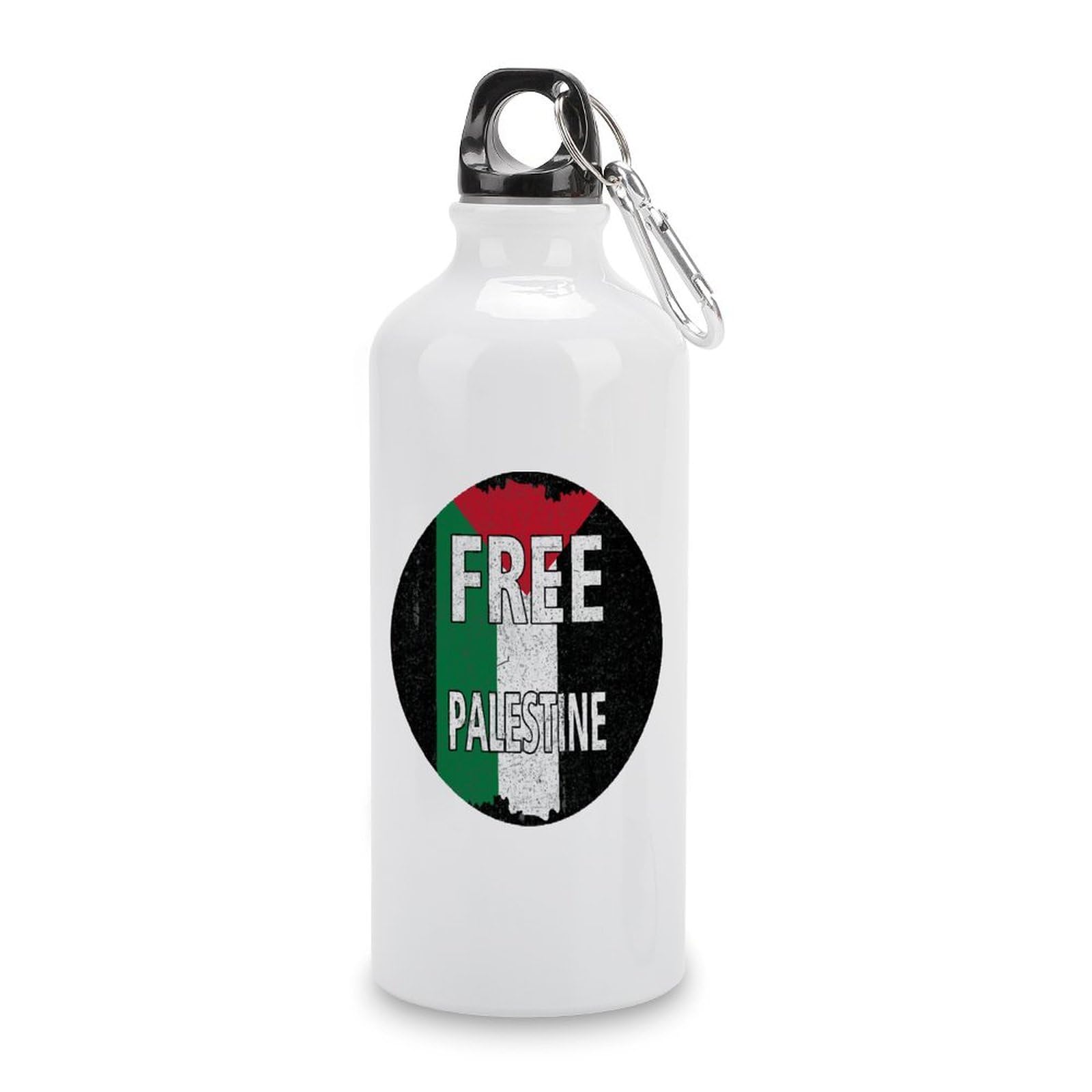 Free Palestine Water Bottles Palestine Flag Insulated Stainless Steel Water Bottles 20 OZ Portable Leakproof Bike Water Bottle for Gym And Outdoor