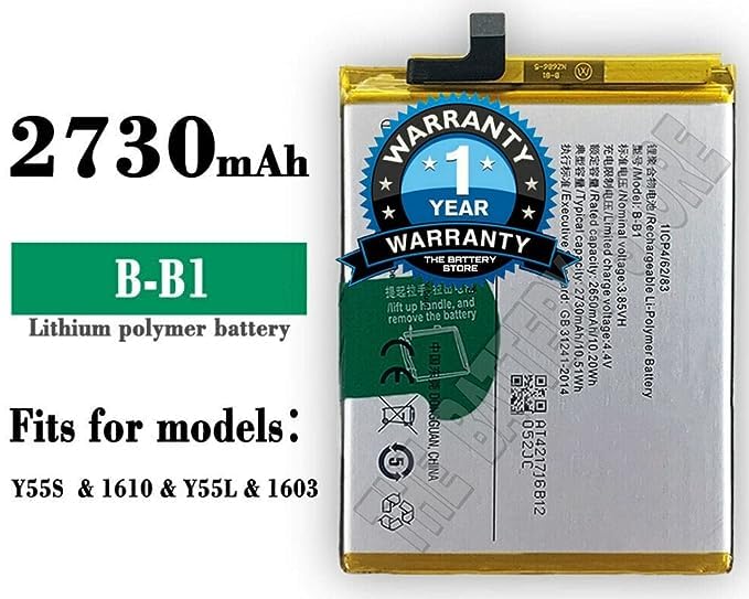 Image of Original B-B1 Battery for Vivo Y55 Y55A Y55L Y55S Battery with 1 Year Warranty *** (J0016)