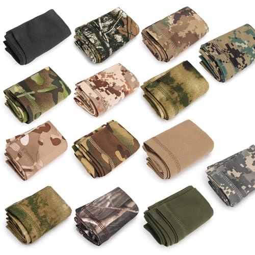 Image of Neck Gaiter Face Mask, Sun Cooling Dust Camouflage Face Shield, Reusable Washable Bandana