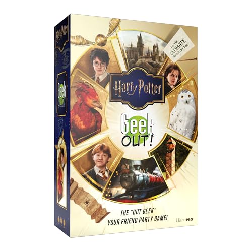 Geek Out! Harry Potter Trivia Game Test Your Wizarding World Knowledge by Challenging Your Opponents with 600 Magical Trivia Questions/Prompts Fun Potterhead Party Game Officially Licensed