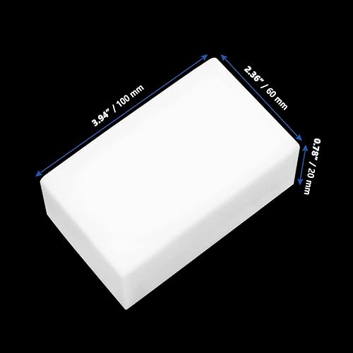 Miniatura 2 de MANCHAP Paquete de 100 esponjas de limpieza de espuma de melamina blanca, esponjas ligeras antiarañazos, esponjas de espuma para platos, borrador