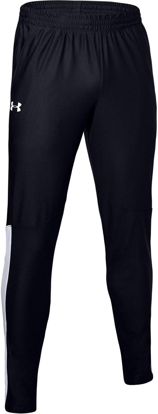 Under Armour Men's UA Twister Pants (Black/White - 001, Large)