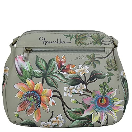 Anuschka Women’s Genuine Leather Convertible Medium Bag - Hand Painted Exterior2