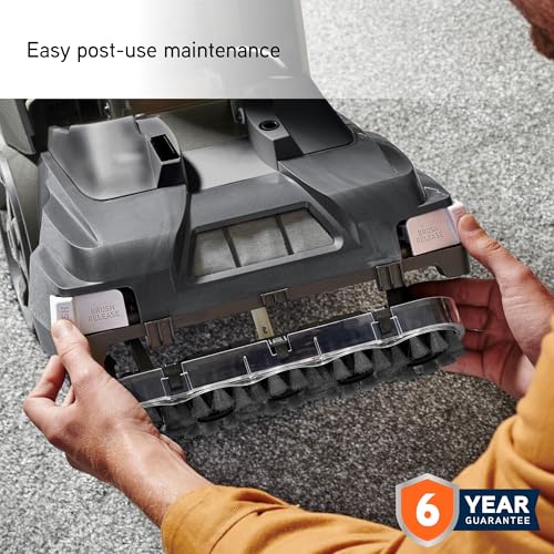 Vax SpinScrub Power Carpet Cleaner Machine, Rug, Upholstery, Car, Stair Upright Shampooer Washer. Handheld Spot Cleaning, Wash Tool, Additional Solution, 1200W, Grey/Cyan, CDCW-SSXD