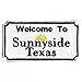Welcome to Sunny Side Houston Texas Sign Embroidered Iron On Patch