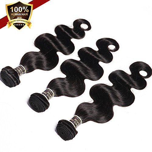 Unprocessed Virgin Brazilian Hair Body Wave One Bundle 10" Hair Extensions Grade 7A Human Hair Bundles Natural Black Color 100g/PC ASHAIR (10 inch)