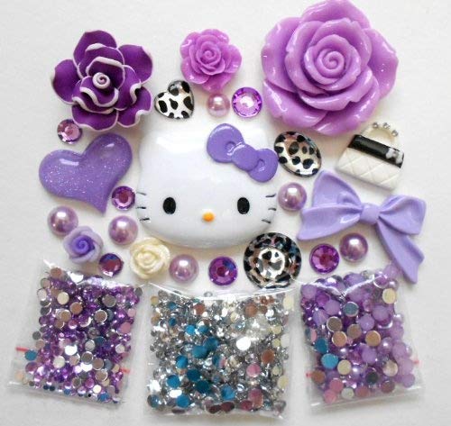 LOVEKITTY DIY 3D Kitty Inspired Cell Phone Case Resin Flat Back Kawaii Cabochons Deco Kit/Set LOVEKITTY DIY 3D Kitty Inspired Cell Phone Case Resin Flat Back Kawaii Cabochons Deco Kit/Set