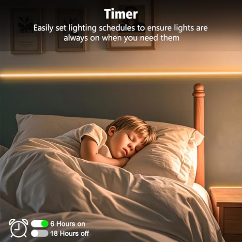 ZAIYW 1M LED Strip Batteriebetrieben, 30 LED Streifen Batterie 2835 SMD, 5 Modi Timer Wasserdichte Schneidbar Lichtleisten für Schlafzimmer Schrank Zuhause Party Dekor (Warmweiß)