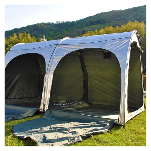 ZGYOZMNG Tenda per Bicicletta, può Essere giuntata a capannoni Esterni con Tessuto Oxford 210D PU4000 Impermeabile, Piccola tettoia Esterna, Viola (Argento)