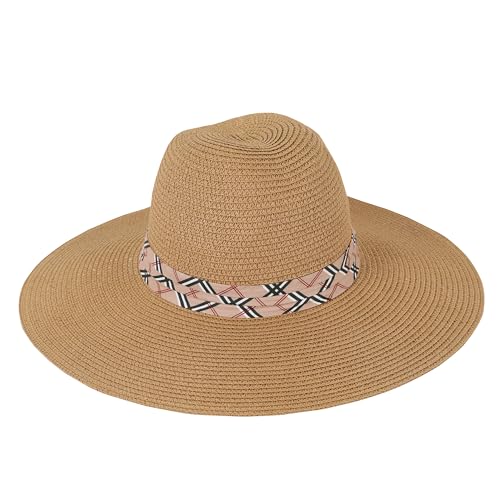 FabSeasons Chic Foldable Women's Sun Hat - Stylish Wide Brim Beac...