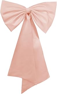 Detachable Bow for Wedding Dresses Big Satin Separate Bridal Cape for Prom Dress Long Double Knot Accessories