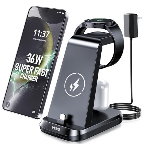 VCVS 36W USB C Super Fast Charging Station for Samsung