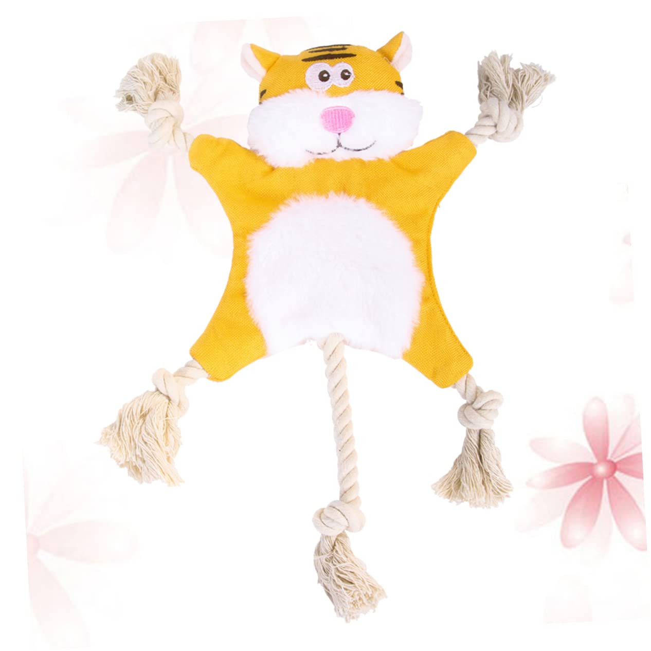 POPETPOP 3stücke Kuscheltier Für Haustiere Plüschspielzeug Mit Geräuschen Für Hunde Und Katzen Interaktives Spielzeug Im Tigerdesign Und Langeweile Und Schont Möbel