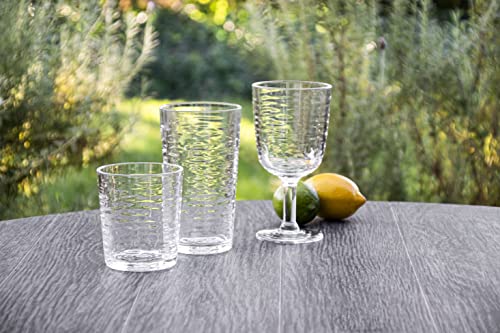 Set de 6 vasos TarHong Foundry Jumbo 20.6 oz acrílico miniatura 5