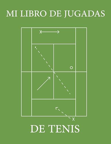 Mi libro de jugadas de tenis 100 páginas: Libro de jugadas de entrenamiento de tenis para la elaboración de jugadas, ejercicios y entrenamientos. (Spanish Edition)