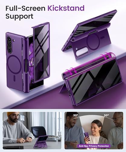 Coque Z Fold 6 anti-espion idéale pour travailler dans le train - 5